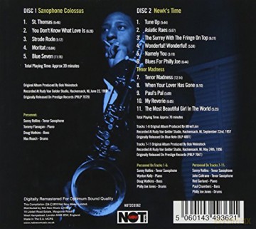 Sonny Rollins: Saxophone Colossus [2CD]