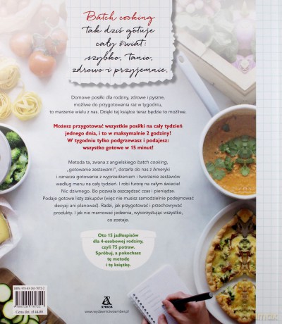 Sprytne gotowanie w 2 godziny na cały tydzień dla całej rodziny - Emilie Laraison [KSIĄŻKA]