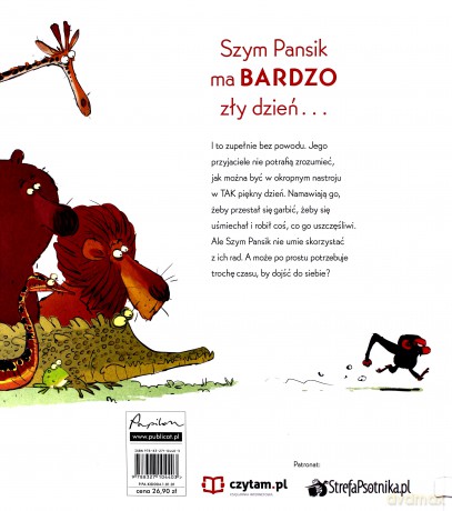 Szym pansik ma zły humor - Suzanne Lang [KSIĄŻKA]