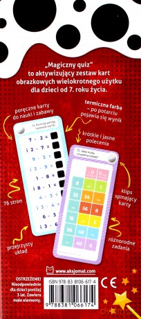 Tabliczka mnożenia do 100. Magiczny quiz [KSIĄŻKA]