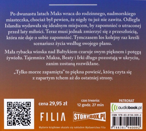 Tylko morze zapamięta - Monika A. Oleksa [AUDIOBOOK]