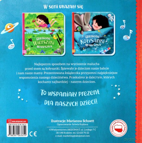 Ulubione kołysanki maluszka [KSIĄŻKA]