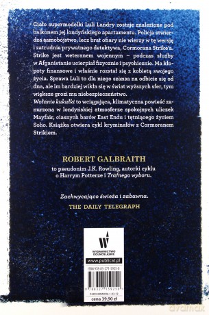 Wołanie kukułki Cormoran Strike prowadzi śledztwo (Tom 1) - Robert Galbraith [KSIĄŻKA]