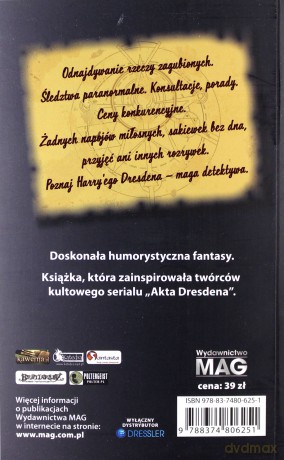 Zmiany akta Dresdena - Jim Butcher [KSIĄŻKA]