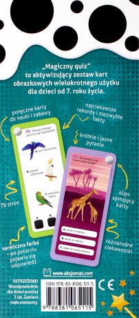 Zwierzęta. Magiczny quiz [KSIĄŻKA]