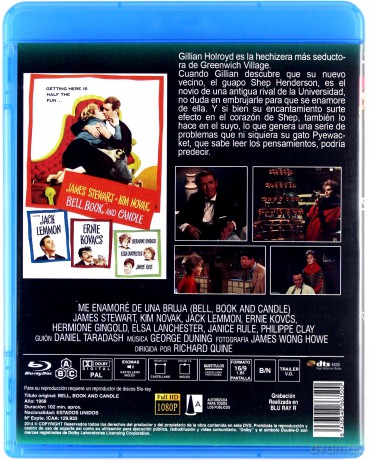 Bell, Book, and Candle (Czarna magia na Manhattanie) [Blu-Ray]