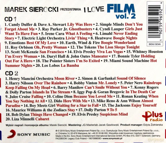 Marek Sierocki Przedstawia: I Love Film vol. 2 [2CD]