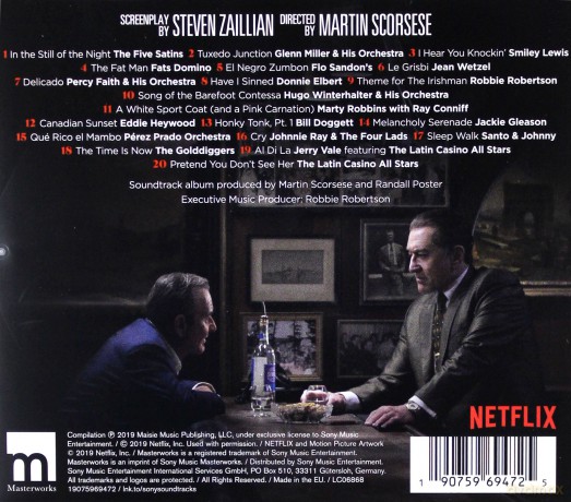 The Irishman soundtrack (Irlandczyk) [CD]