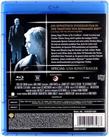 The Astronaut's Wife (Żona astronauty) [Blu-Ray]