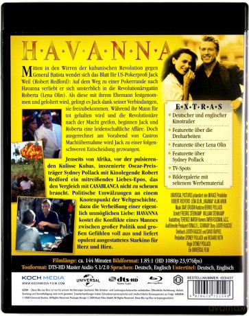 Havana (Hawana) [Blu-Ray]