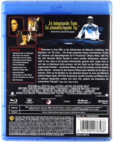 Dark City (Mroczne miasto) [Blu-Ray]