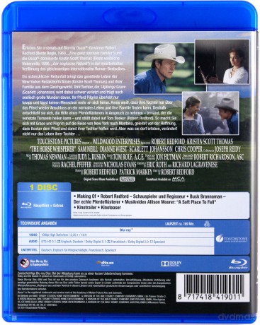 The Horse Whisperer (Zaklinacz koni) [Blu-Ray]