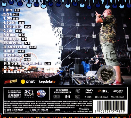 Łydka Grubasa: Live Pol'and'Rock Festival 2019 (digipack) [CD]+[DVD]