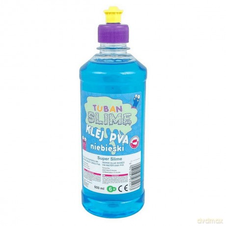 Klej do papieru PVA 500 ml niebieski