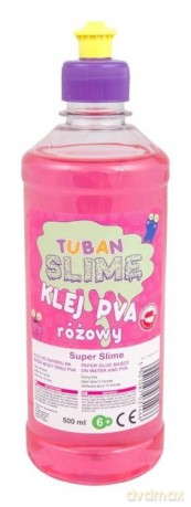 Klej do papieru PVA 500 ml różowy