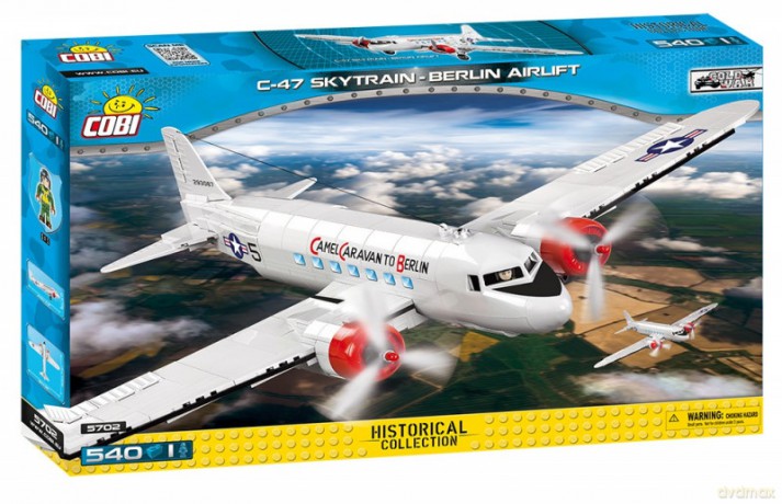 Klocki Historical Collection C-47 Skytrain Berlin Airlift [KLOCKI]