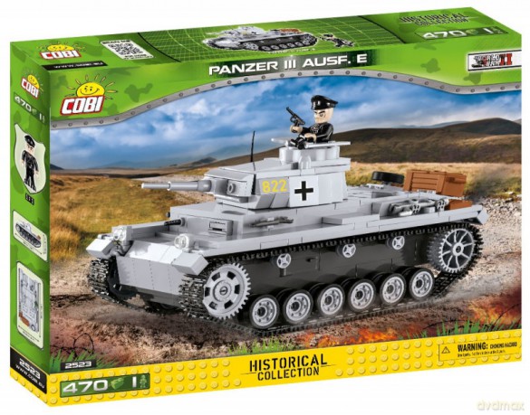 Klocki Historical Collection Panzer III Ausf.E - niemiecki czołg średni [KLOCKI]