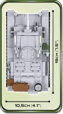 Klocki Historical Collection Panzer III Ausf.E - niemiecki czołg średni [KLOCKI]