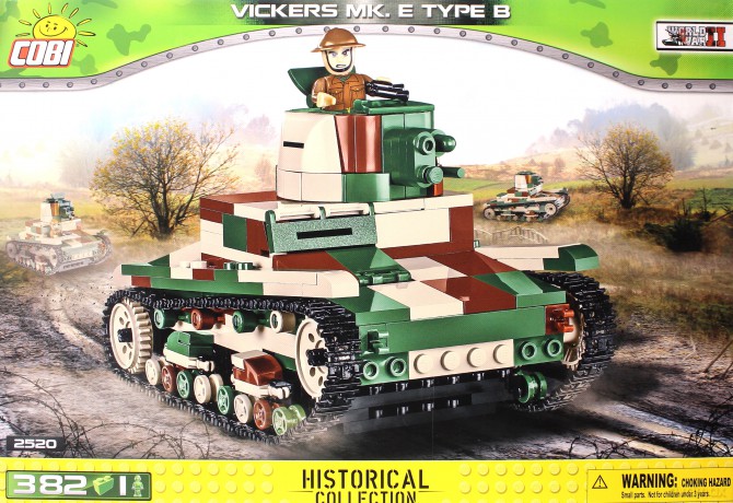 Klocki Historical Collection Vickers Mk. E Type B - brytyjski czołg lekki [KLOCKI]