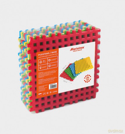 Klocki konstrukcyjne Waffle Podstawa 8 [KLOCKI]