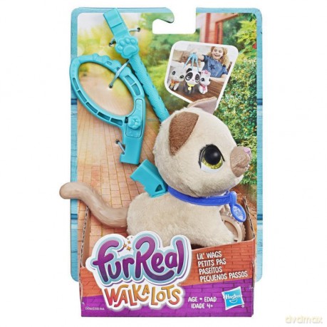 Maskotka furReal Friends Małe zwierzaki na smyczy, Kot A
