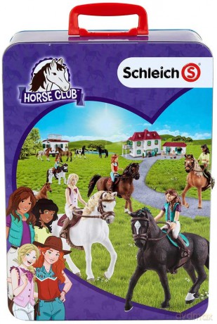 Puszka na 10 sztuk koni Schleich Horse Club [FIGURKA]