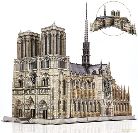 Puzzle 3D Katedra Notre Dame 293 elementy [PUZZLE]
