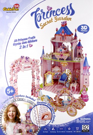 Puzzle 3D Księżniczka Sekretny Ogród [PUZZLE]