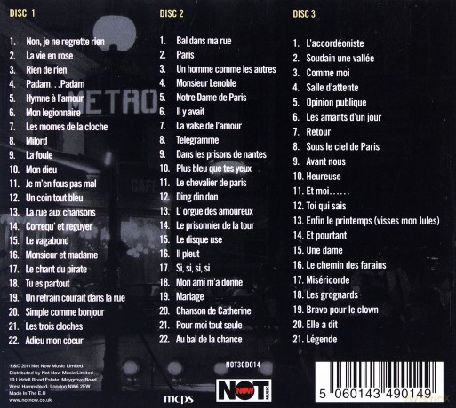 Edith Piaf: 65 Titres Originaux [3CD]
