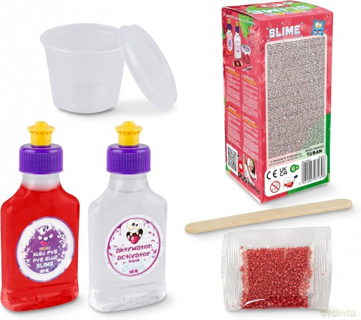 Zestaw super slime - Truskawka