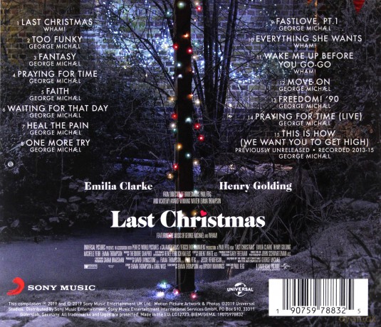 Last Christmas soundtrack (George Michael & Wham!) [CD]