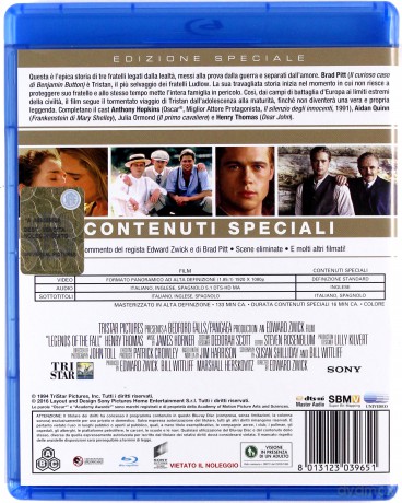Legends of the Fall (Wichry namiętności) [Blu-Ray]