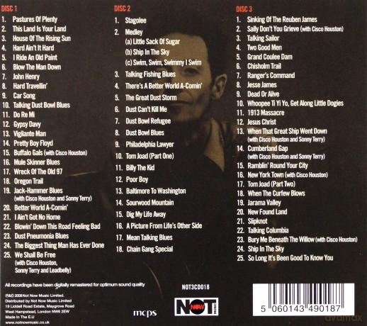 Woody Guthrie: Troubadour [3CD]
