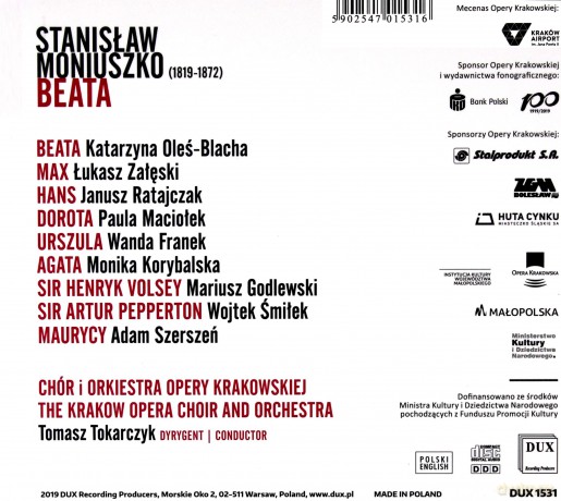 Chór Opery Krakowskiej: Moniuszko: Beata [CD]