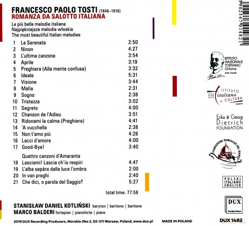 Romanza Da Salotto Italiana [CD]