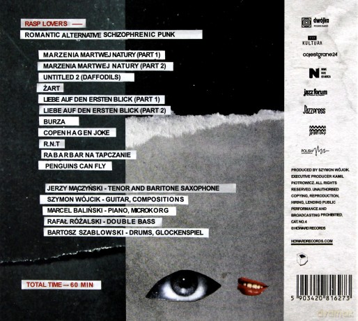 RASP Lovers: Romantic Alternative Schizophrenic Punk [CD]