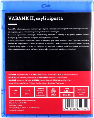 Vabank 2 czyli riposta (Rekonstrukcja Cyfrowa) [Blu-Ray]