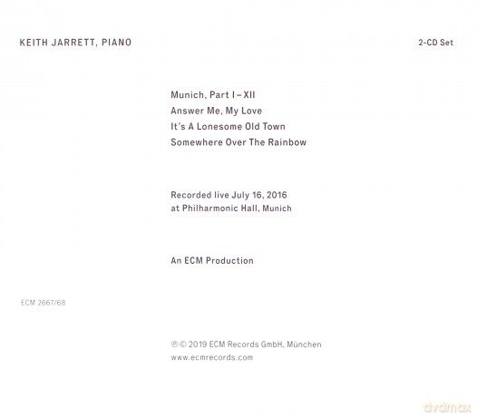 Keith Jarrett: Munich 2016 [2CD]