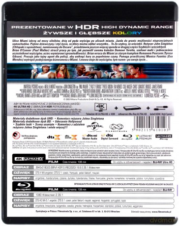 Za szybcy, za wściekli [Blu-Ray 4K]+[Blu-Ray]
