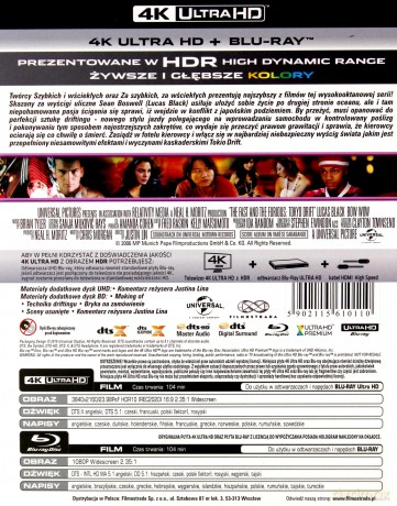 Szybcy i wściekli: Tokio Drift [Blu-Ray 4K]+[Blu-Ray]