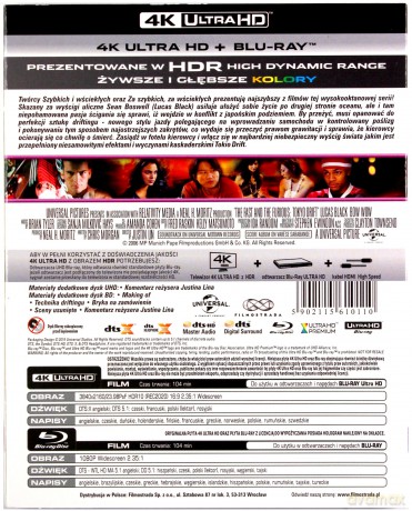 Szybcy i wściekli: Tokio Drift [Blu-Ray 4K]+[Blu-Ray]