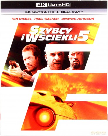 Szybcy i wściekli 5 [Blu-Ray 4K]+[Blu-Ray]