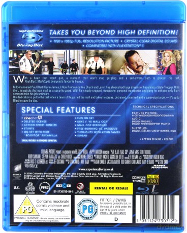 Paul Blart: Mall Cop (Oficer Blart) [Blu-Ray]