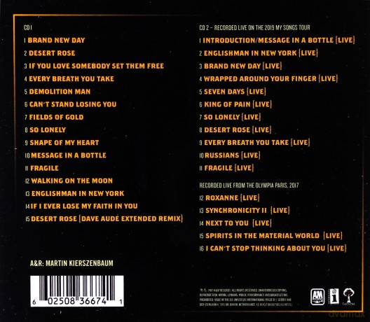 Sting: My Songs (Special Edition) (PL) [2CD]