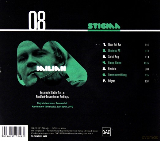 Jerzy Milian: Stigma [CD]