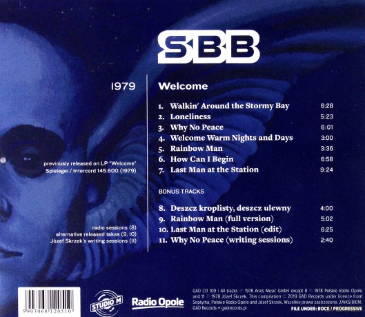 SBB: Welcome [CD]