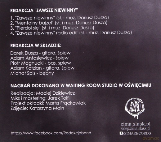 Redakcja: Zawsze Niewinny [CD]