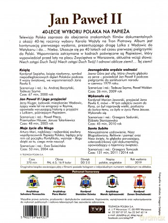 Jan Paweł II, 40 lecie wyboru polaka na papieża cz. 2 (booklet) [2DVD]