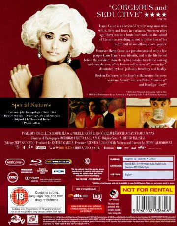 Broken Embraces (Przerwane objęcia) [Blu-Ray]