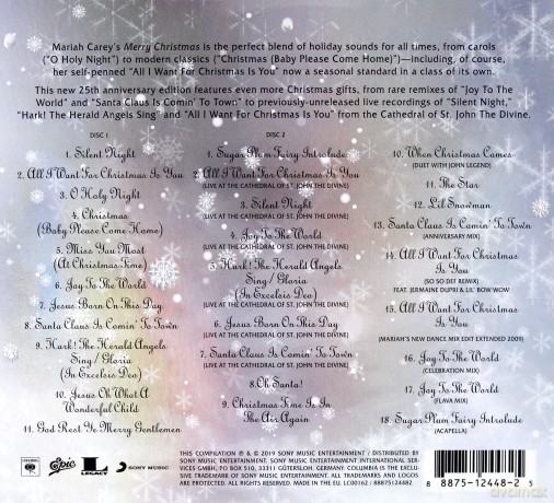 Mariah Carey: Merry Christmas (Deluxe Anniversary Edition) [2CD]